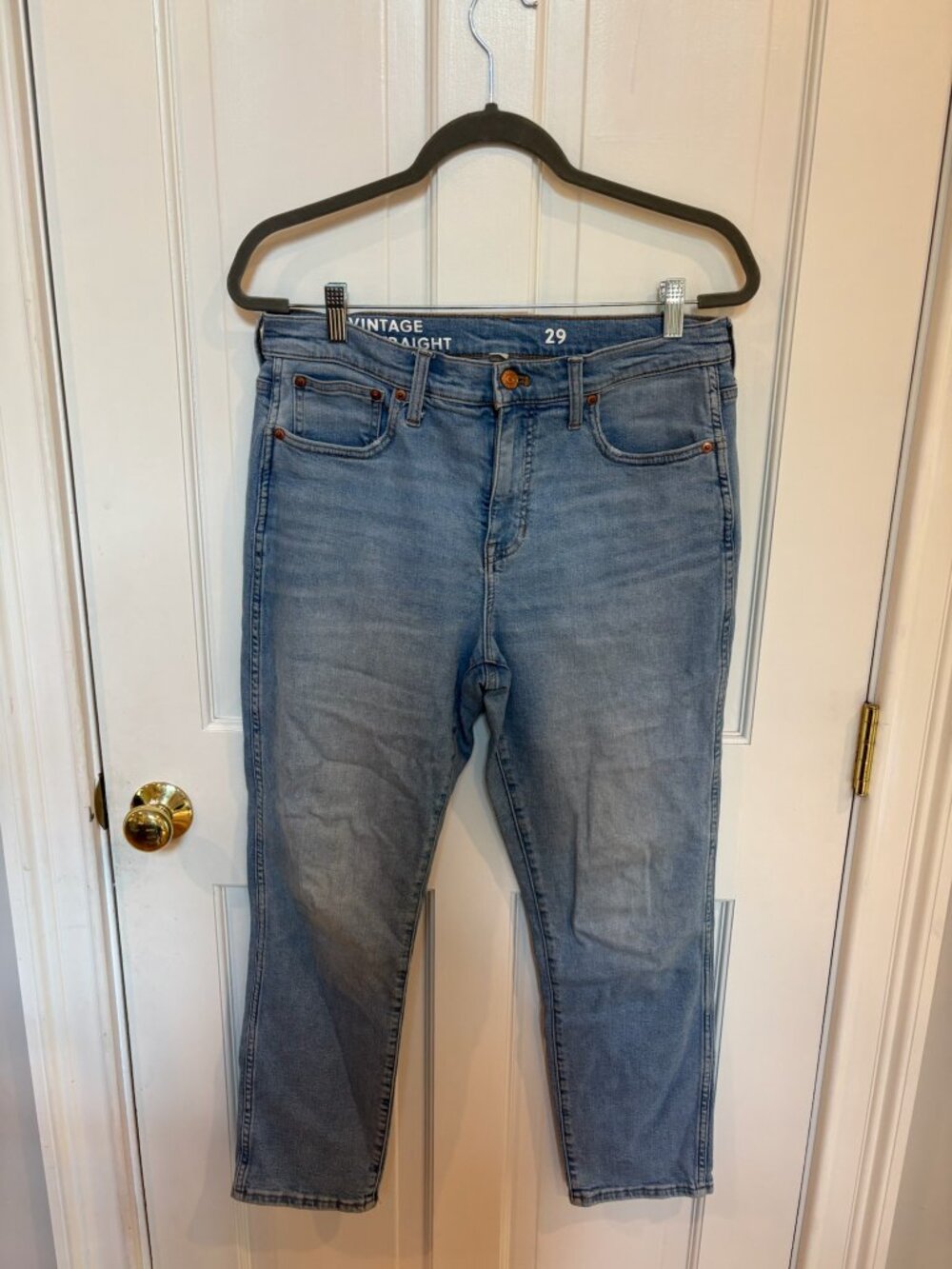 J.Crew Vintage Slim Straight Jeans, Size 29